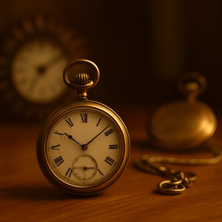 Antike Taschenuhren auf Holzoberfläche