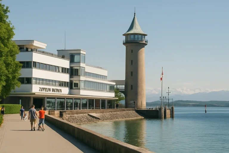 Promenade am Bodensee in Friedrichshafen