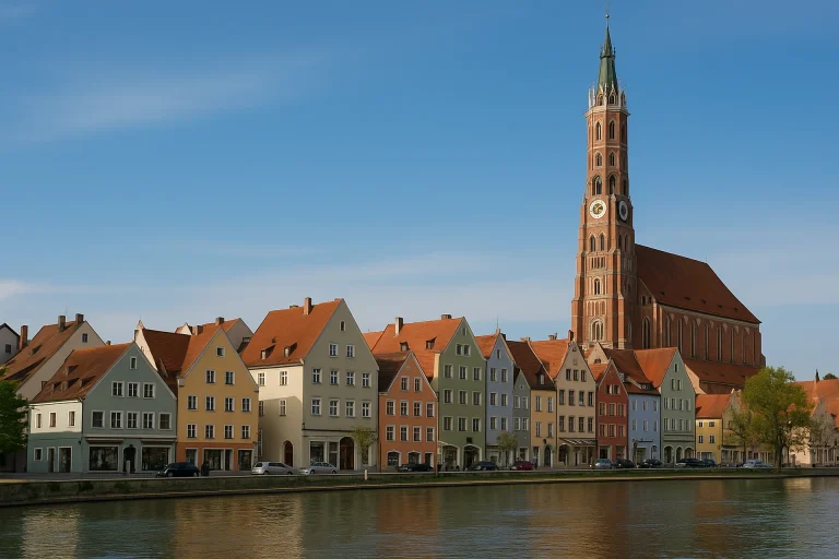 Landshut am Isar mit St. Martin