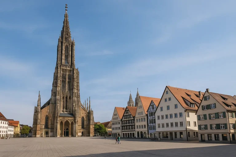 Ulm Münster und historische Gebäude