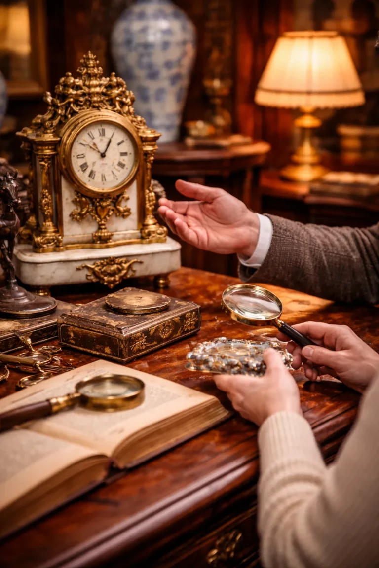 Antiquitätenbewertung am Nachmittag