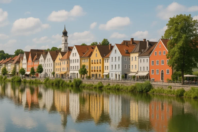 Malerische Altstadt am Flussufer - Wolfratshausen